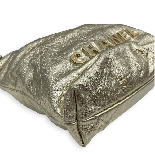 Mini C22 Gold Crossbody Bag in Metallic gold CL2605-21644 7
