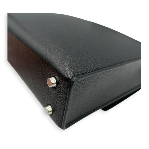 Verrou Strap Mini Black in Chevre Mysore Palladium hardware CL2605-21646 11