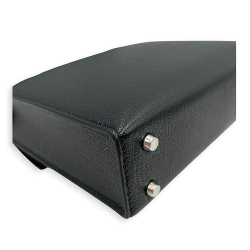 Verrou Strap Mini Black in Chevre Mysore Palladium hardware CL2605-21646 12