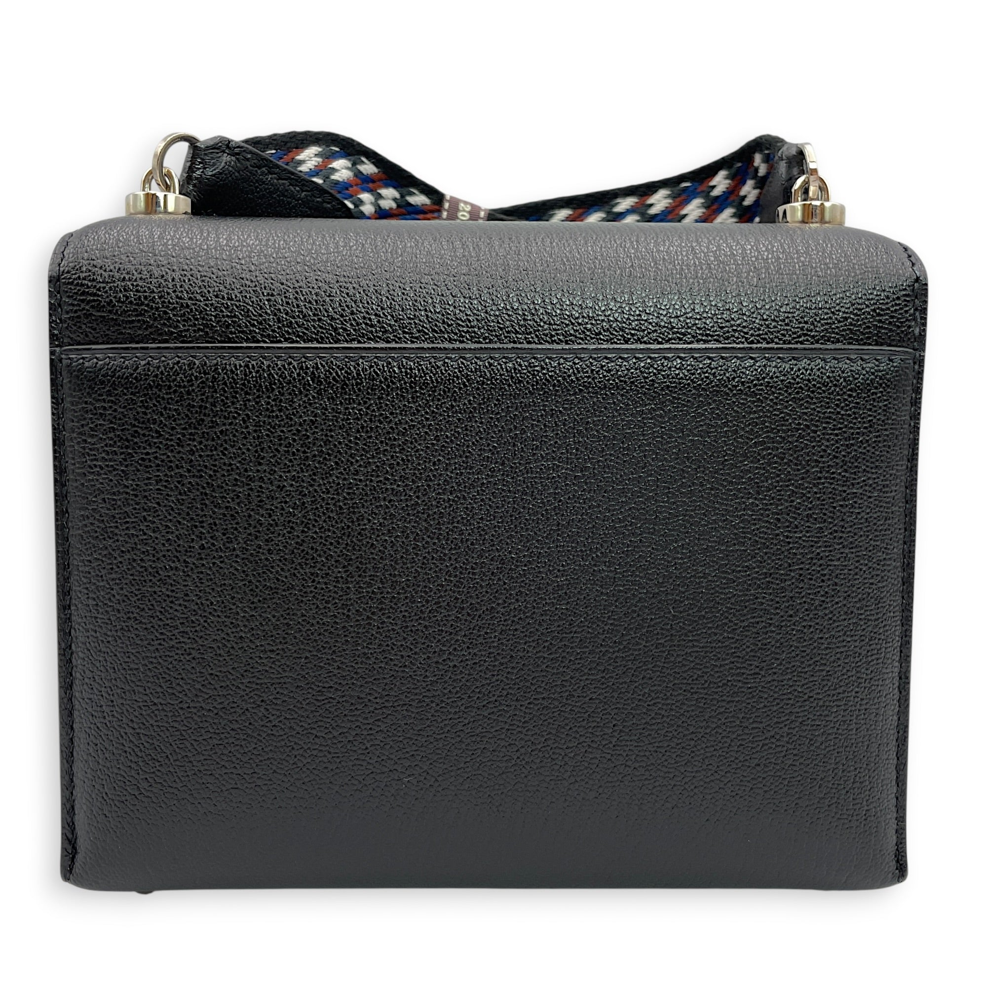 Verrou Strap Mini Black in Chevre Mysore Palladium hardware CL2605-21646 2
