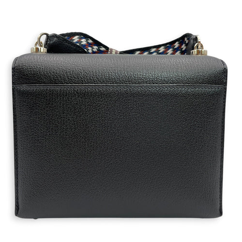 Verrou Strap Mini Black in Chevre Mysore Palladium hardware CL2605-21646 2