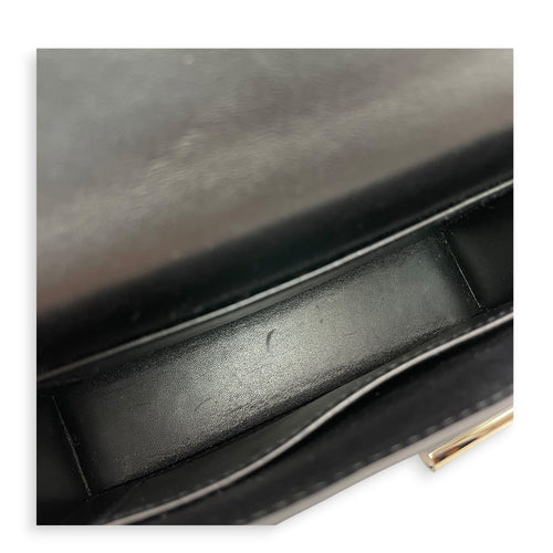 Verrou Strap Mini Black in Chevre Mysore Palladium hardware CL2605-21646 8