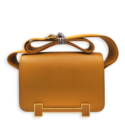 Geta Caramel in Chevre Mysore Gold hardware CL2605-21651 1