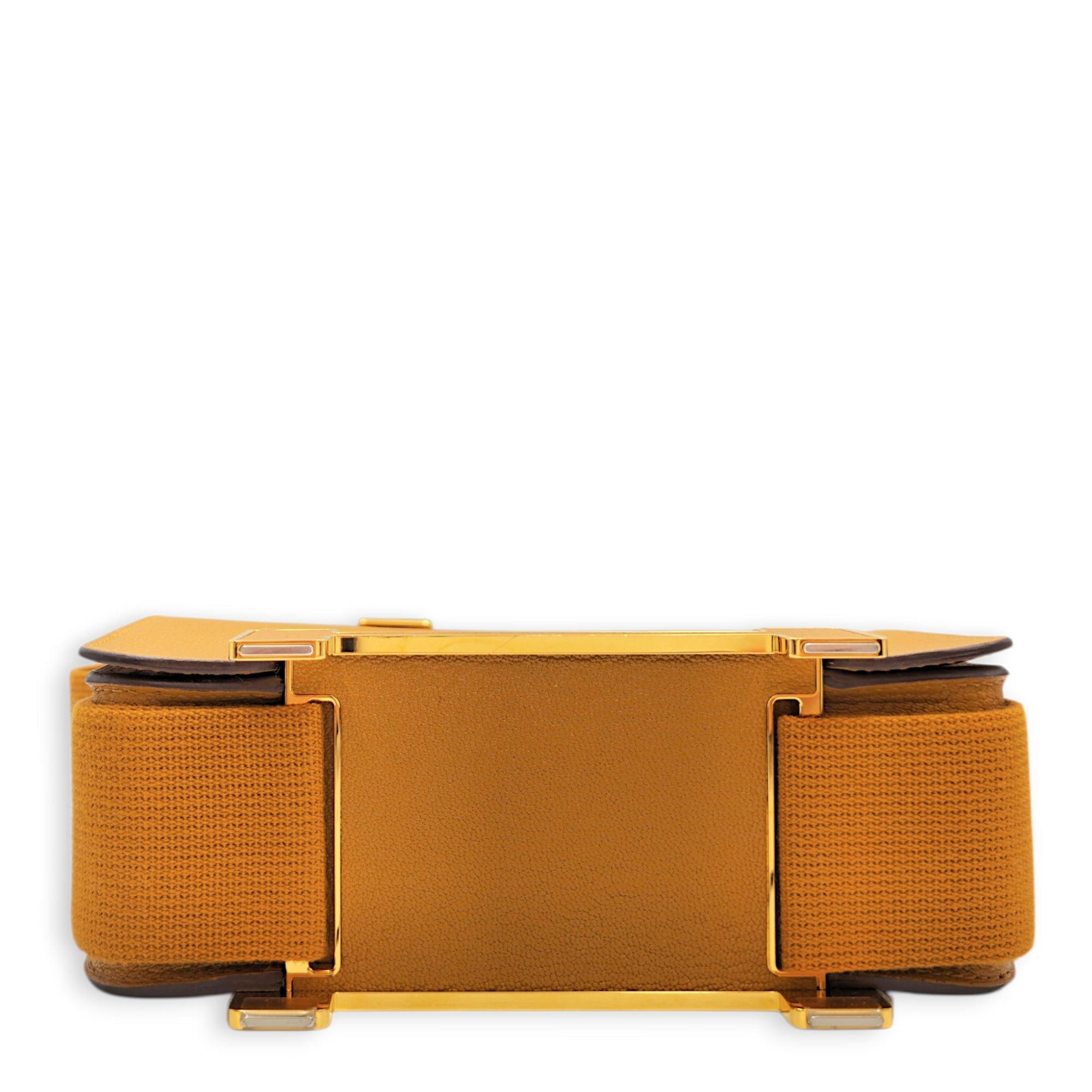 Geta Caramel in Chevre Mysore Gold hardware CL2605-21651 5