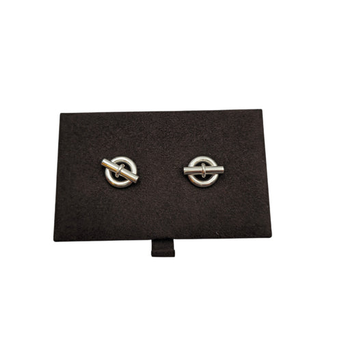 Mini Chaine D'ancre, Medium Model Earrings Silver hardware
