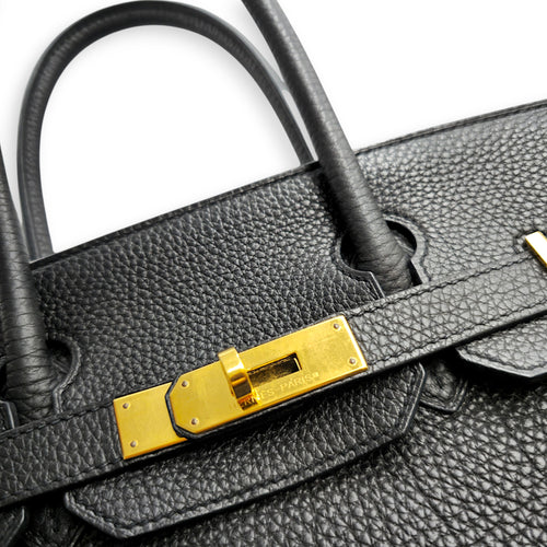 Birkin 30 Black in Togo Gold hardware