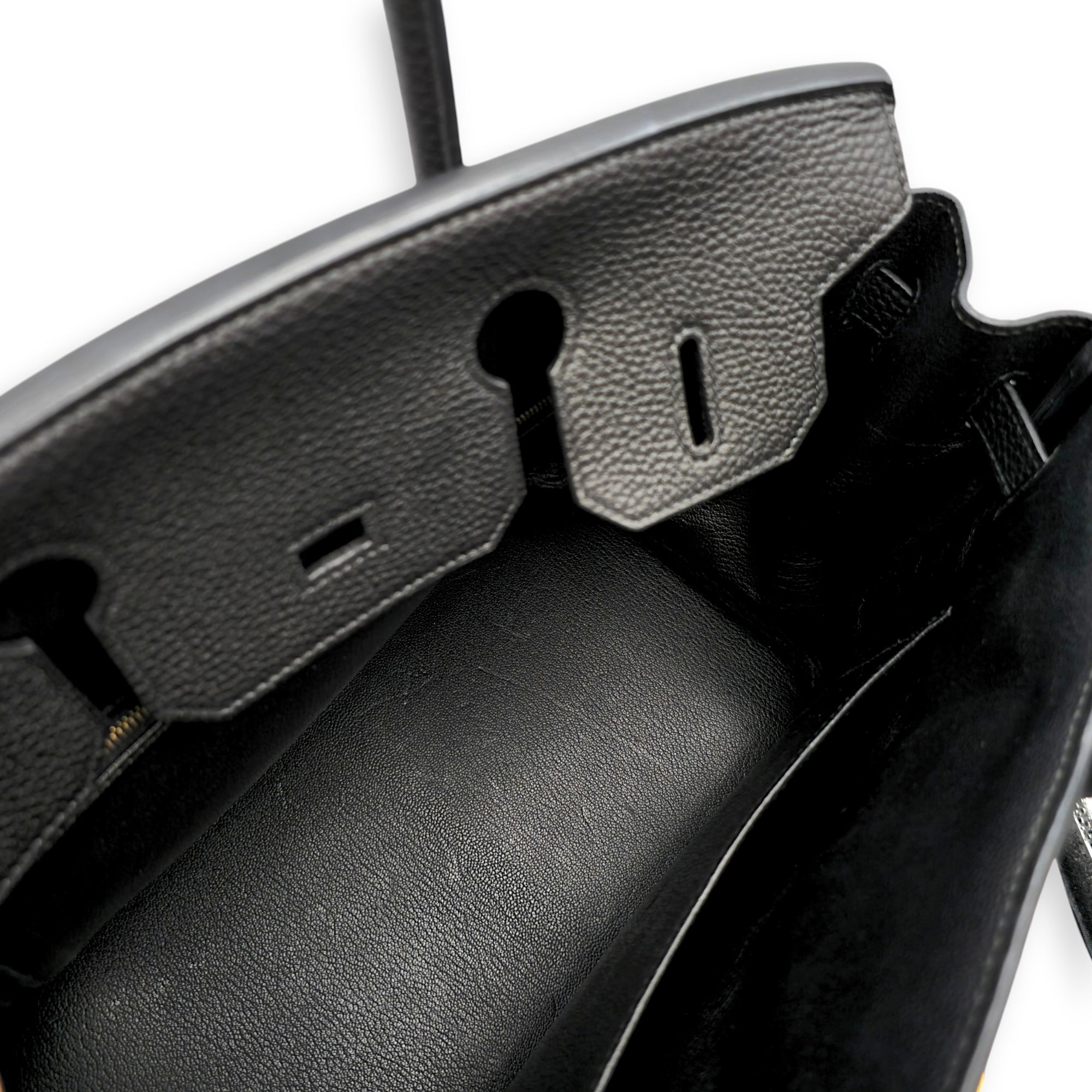 Birkin 30 Black in Togo Gold hardware