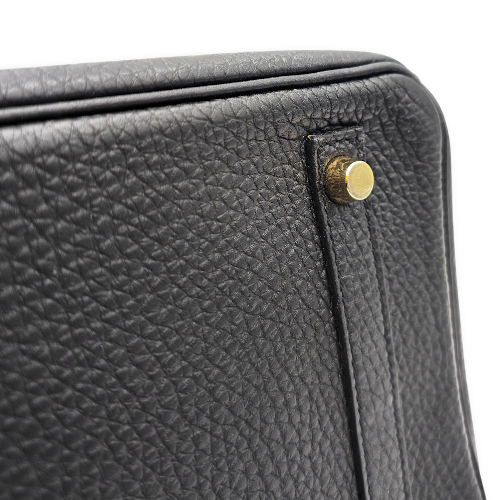Birkin 30 Black in Togo Gold hardware