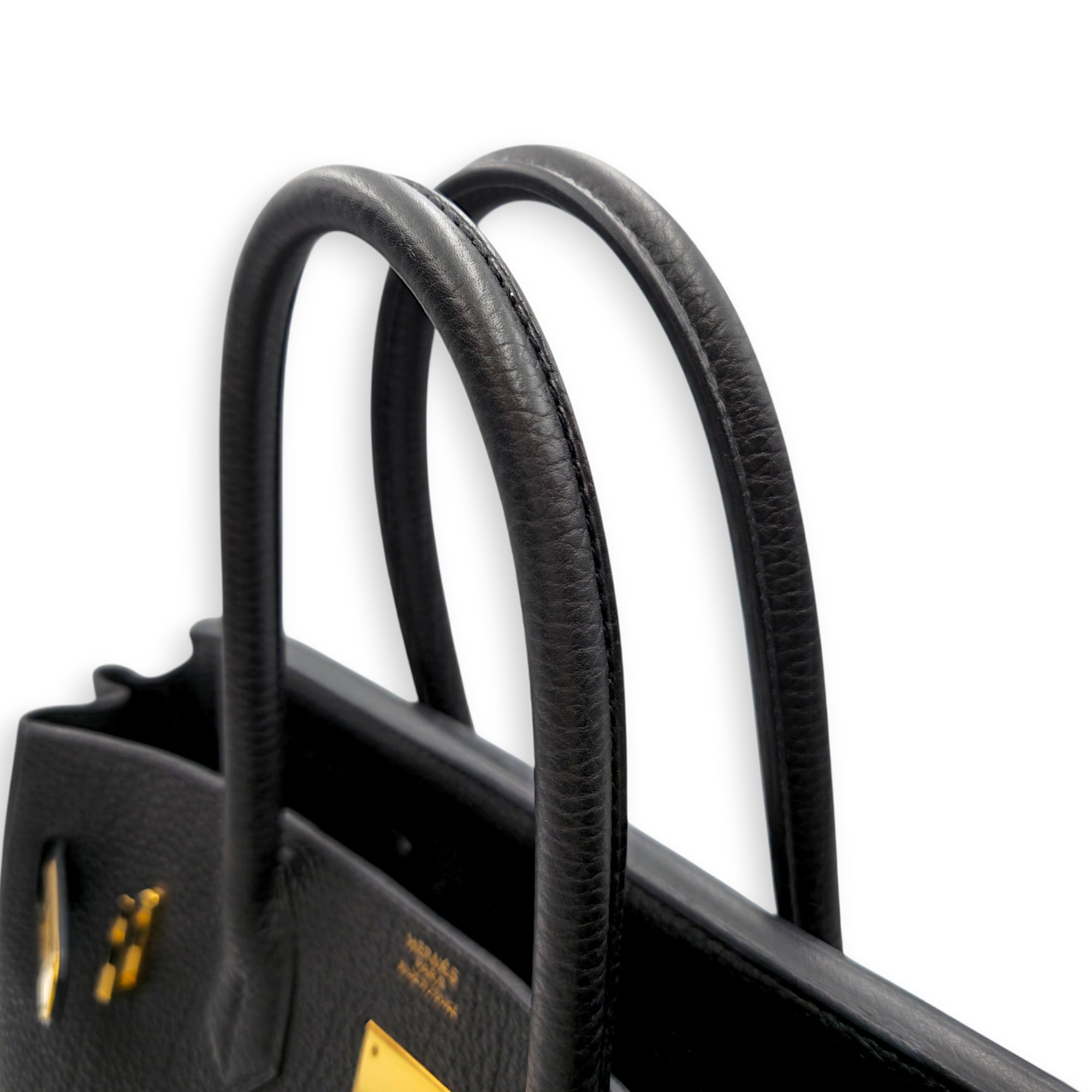 Birkin 30 Black in Togo Gold hardware