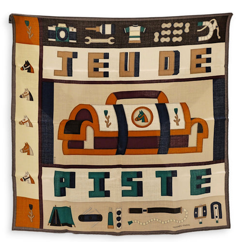 Jeu de Piste 65 Menthe/Beige/Caramel Scarf CL2605-21663 1