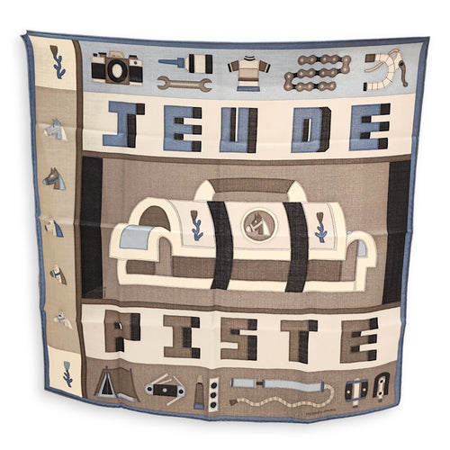 Jeu de Piste  65 Ciel Colvert/Glacier/Gris Elephant Scarf CL2605-21665 1