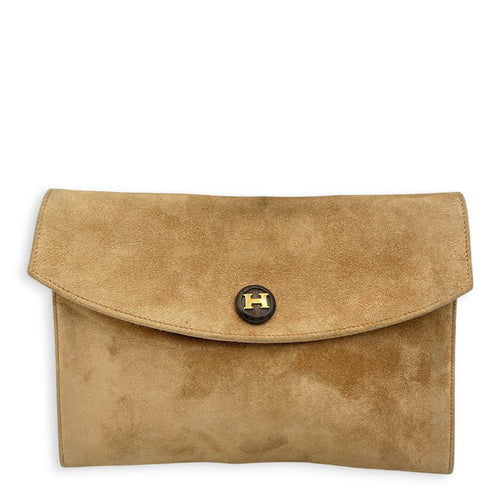 Rio Naturel Clutch in Suede Leather CL2605-21669 1