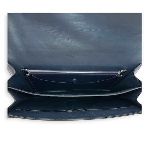 Cadena Shoulder Bag Navy in Toile/Box Gold hardware CL2605-21670 6
