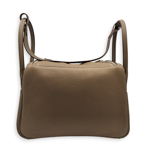 Lindy 26 Etoupe in Clemence Palladium hardware