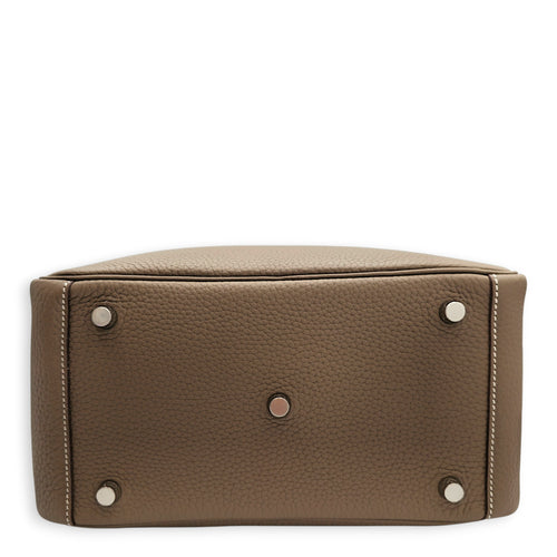 Lindy 26 Etoupe in Clemence Palladium hardware