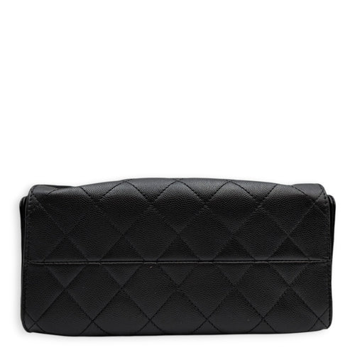 Mini C25 22 Black Shoulder Bag in Caviar Leather Gold hardware