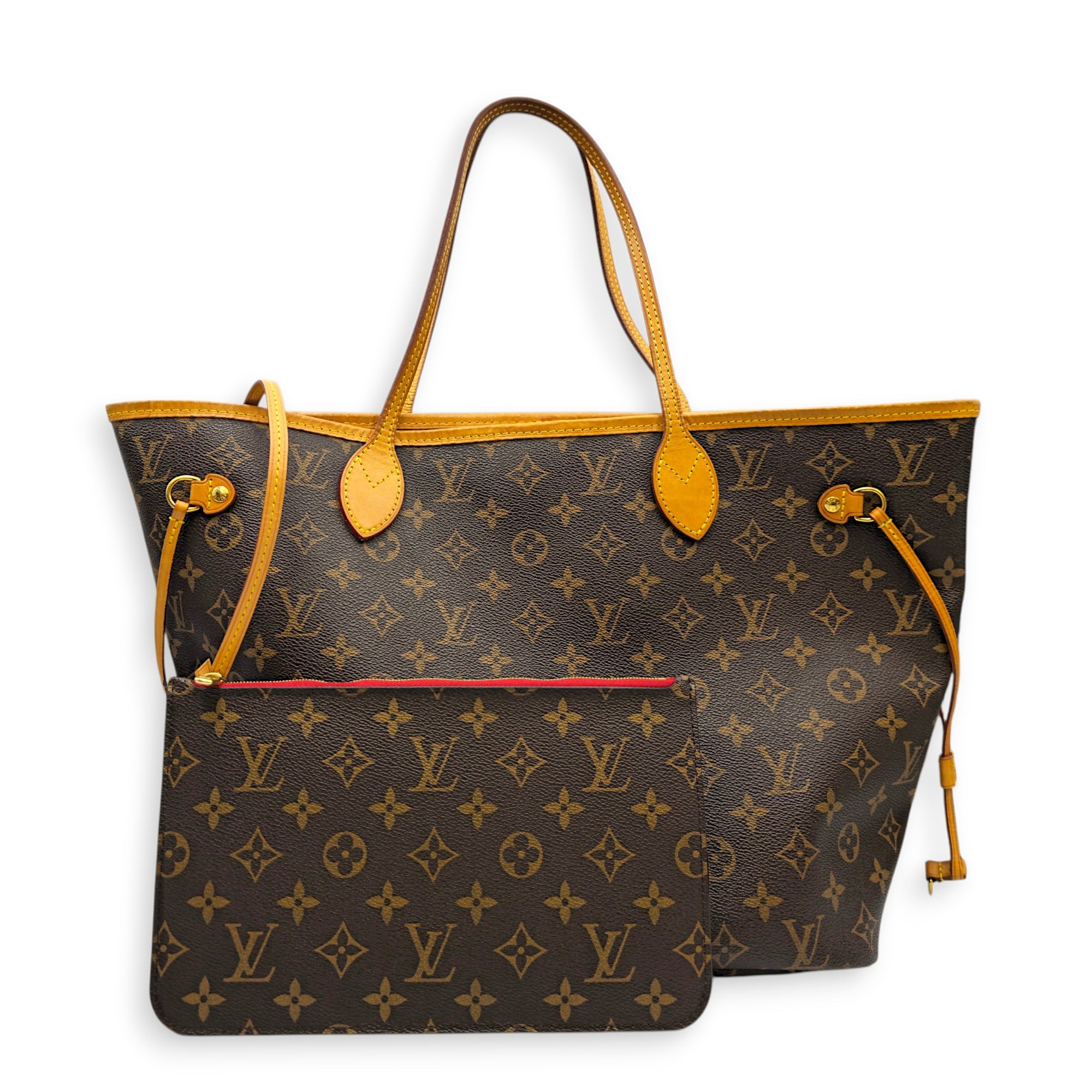 Monogram Neverfull MM Brown Tote Bag in Canvas Gold hardware CL2605-21674 11
