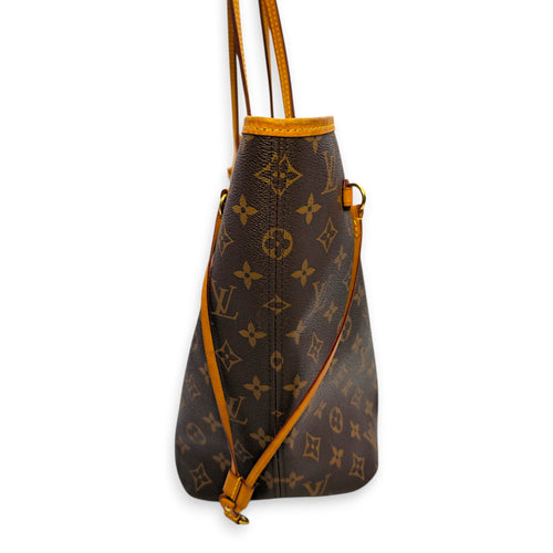Monogram Neverfull MM Brown Tote Bag in Canvas Gold hardware CL2605-21674 3