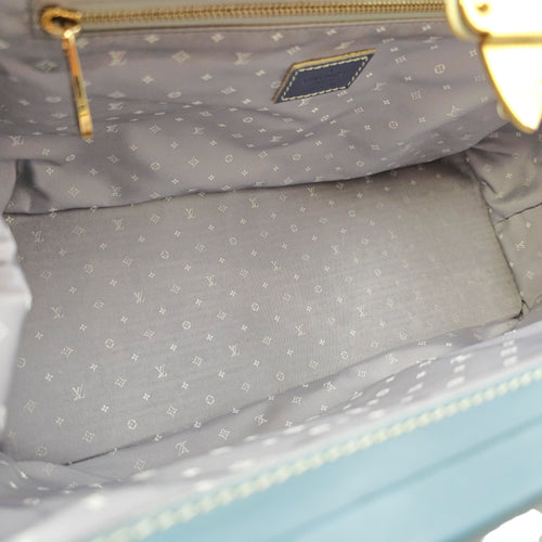 Suhali L’ingenieux PM Blue Top Handle Bag in Calfskin Gold hardware CL2605-21675 6