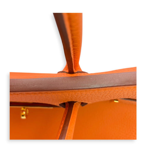 Birkin 30 Orange in Togo Gold hardware CL2605-21677 12