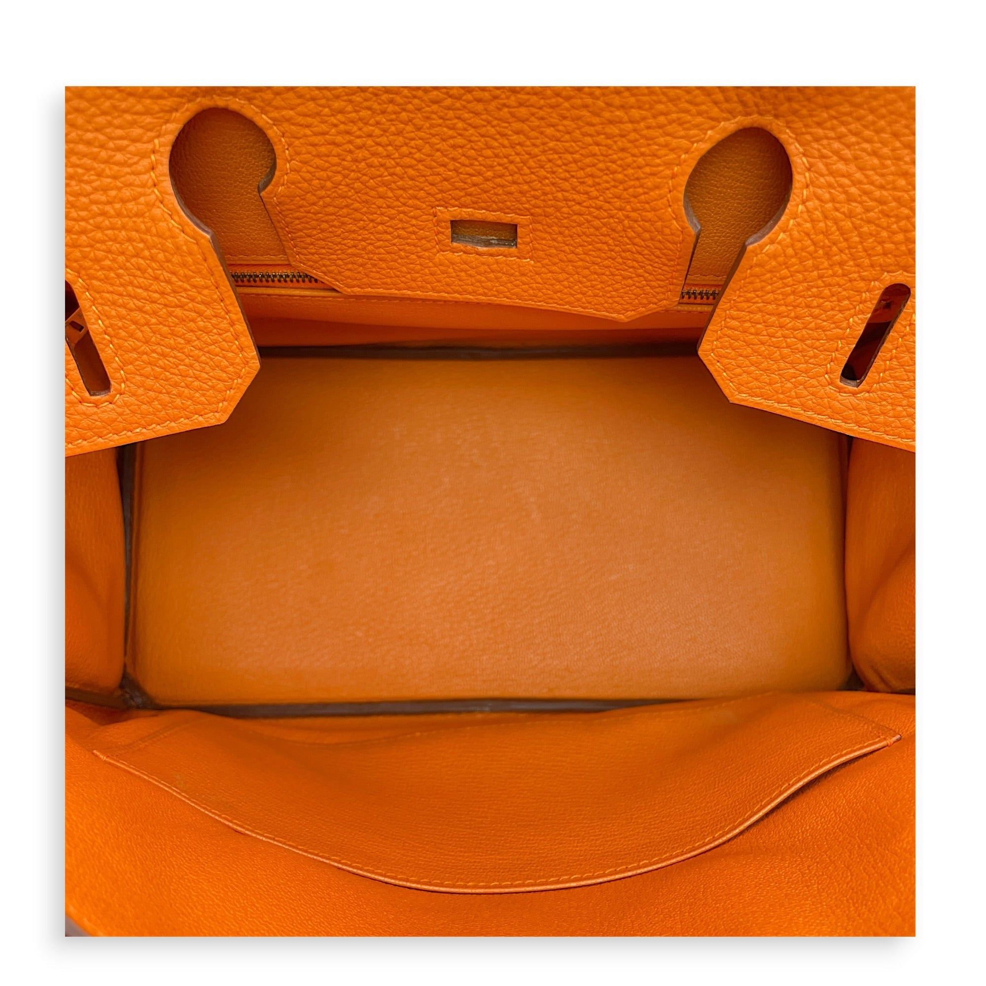 Birkin 30 Orange in Togo Gold hardware CL2605-21677 6