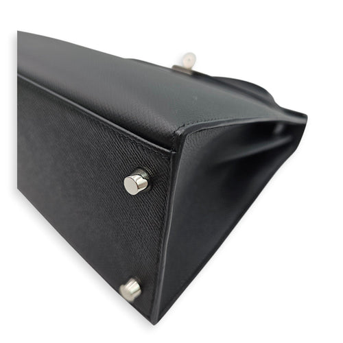 Sellier Kelly 28 Black in Epsom Palladium hardware CL2605-21683 10