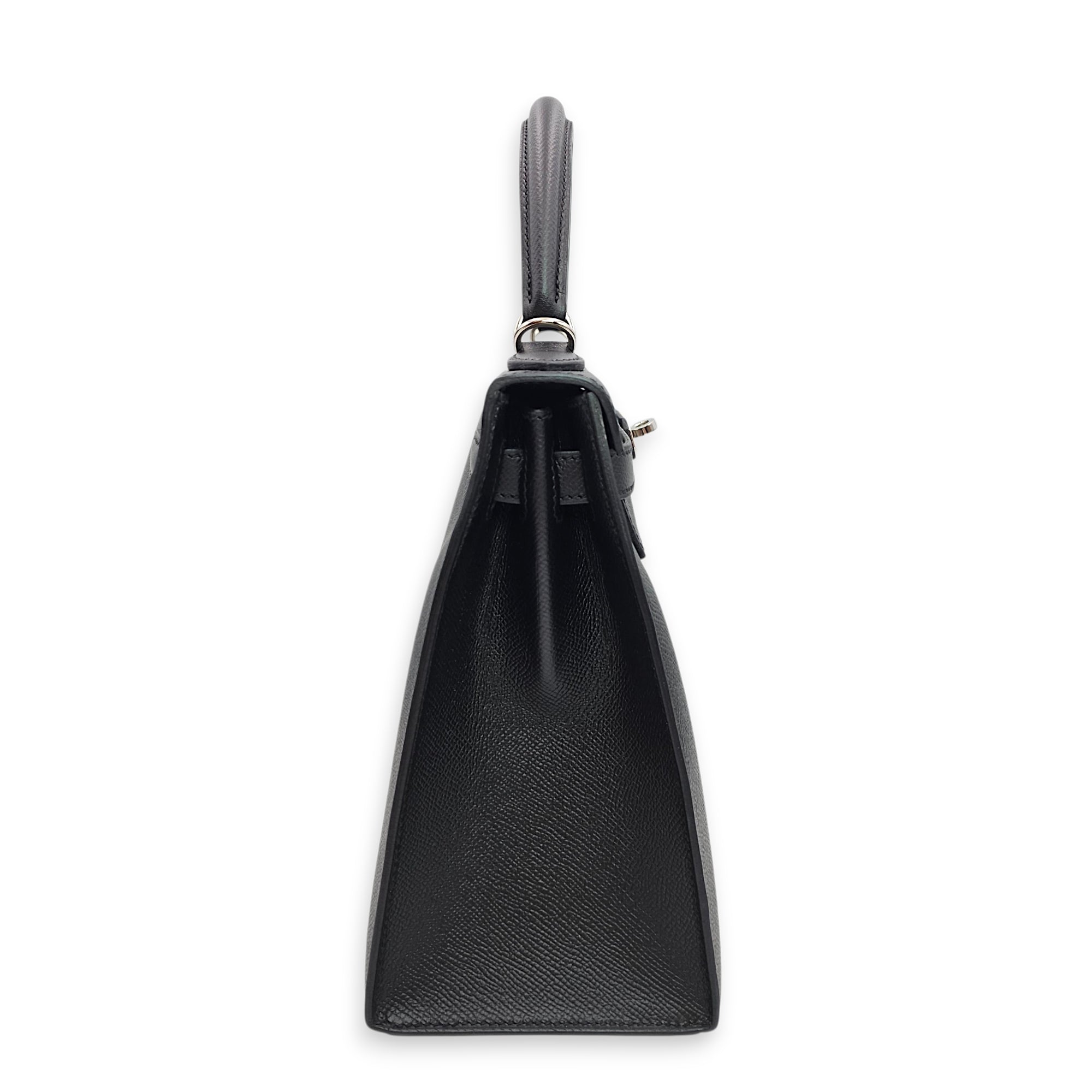 Sellier Kelly 28 Black in Epsom Palladium hardware CL2605-21683 4