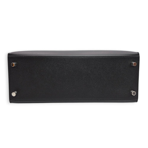 Sellier Kelly 28 Black in Epsom Palladium hardware CL2605-21683 5