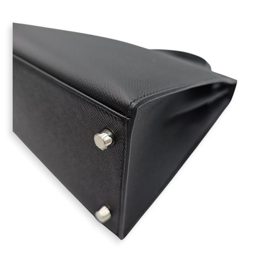 Sellier Kelly 28 Black in Epsom Palladium hardware CL2605-21683 8