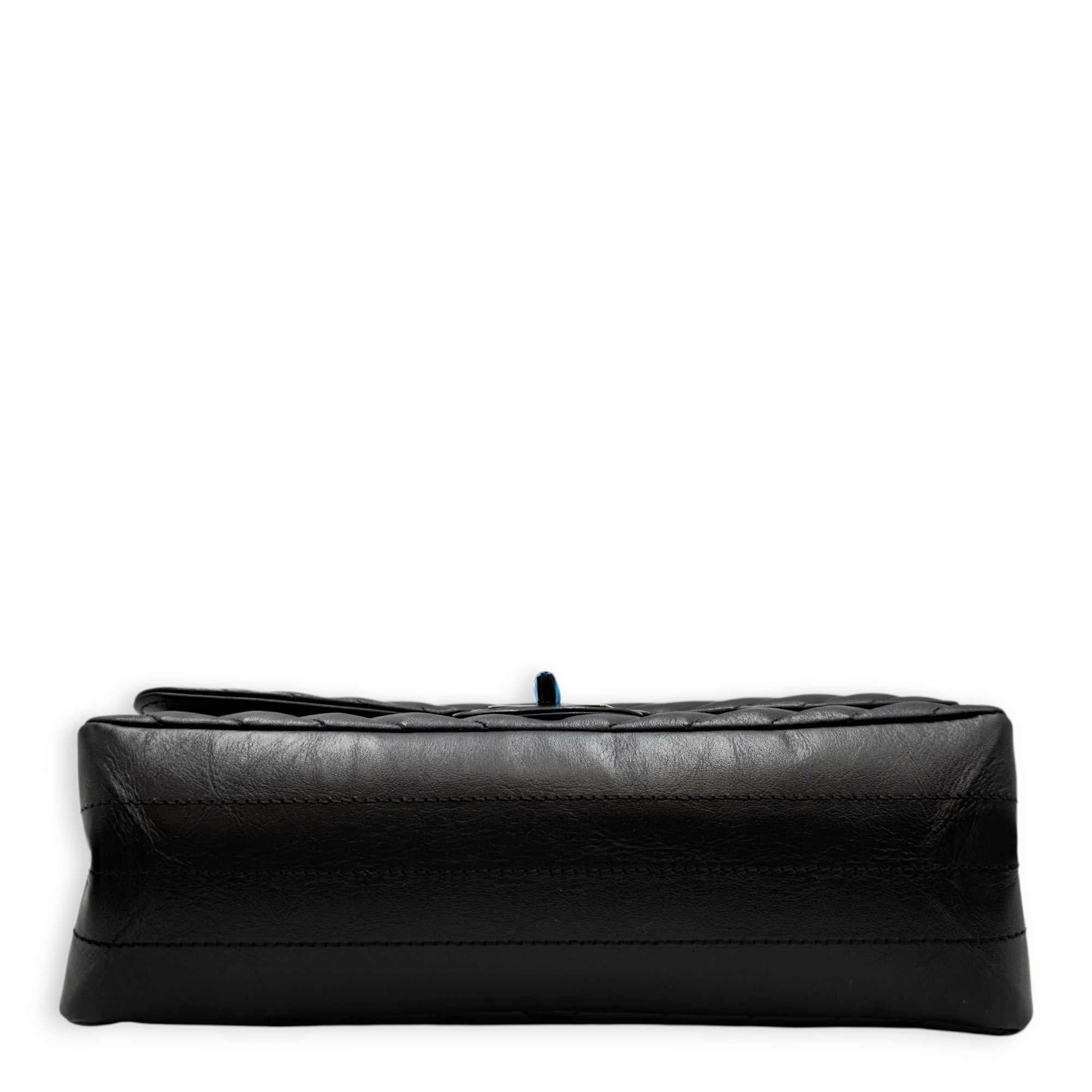 Reissue 2.55 Small Black Shoulder Bag in Calfskin So Black hardware CL2605-21684 6