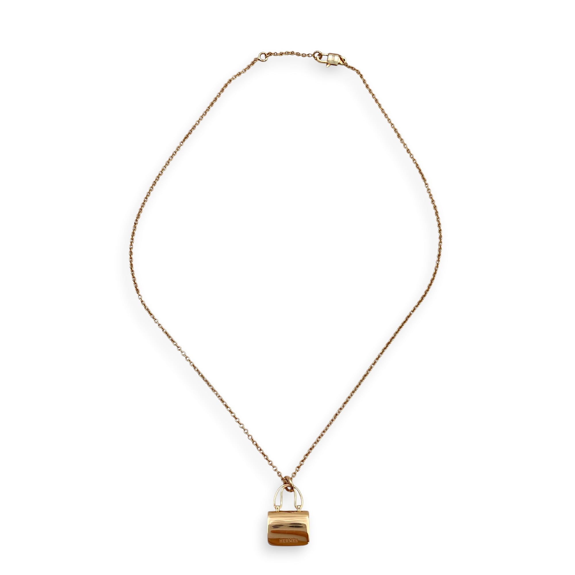 Amulettes Constance Pendant Necklace in Rose Gold Hardware CL2605-21689 2