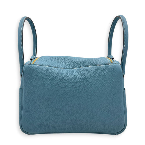 Lindy 26 New Blue Jean  in Clemence Gold hardware CL2605-21692 2