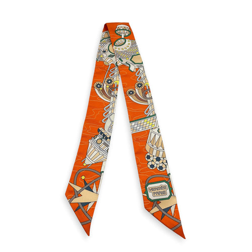 Hermès Scarf Odyssey Orange/Vert Twilly CL2605-21717 1