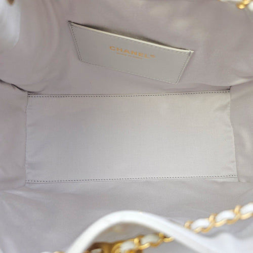 C25 Small Grey Shoulder Bag in Caviar Leather Gold hardware CL2605-21731 6