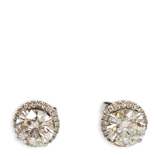 (PSPM) Earrings 1.5ct with halo  Jewellery in White
