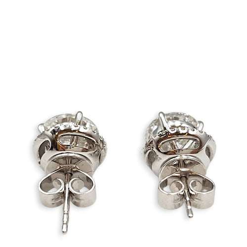 (PSPM) Earrings 1.5ct with halo  Jewellery in White