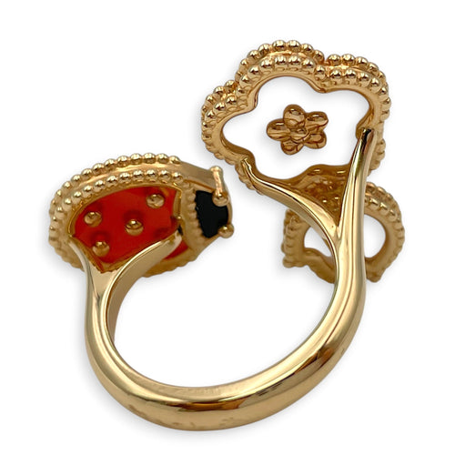 Lucky Spring 51 Between the Finger Ring in Red/White/Black CL2606-21746 2