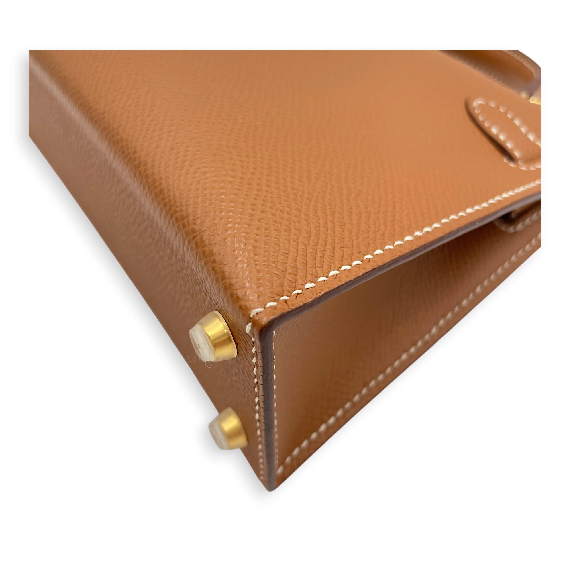 Sellier Kelly 20 Gold in Epsom Gold hardware CL2606-21747 12