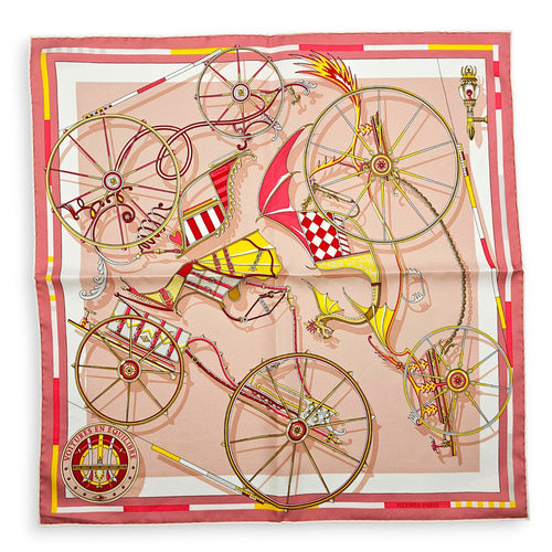 Voitures en Equilibre 45 Rose/Jaune/Blanc Scarf CL2606-21755 1