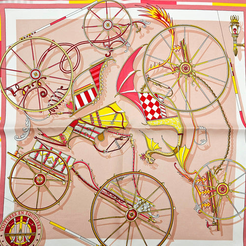 Voitures en Equilibre 45 Rose/Jaune/Blanc Scarf CL2606-21755 3