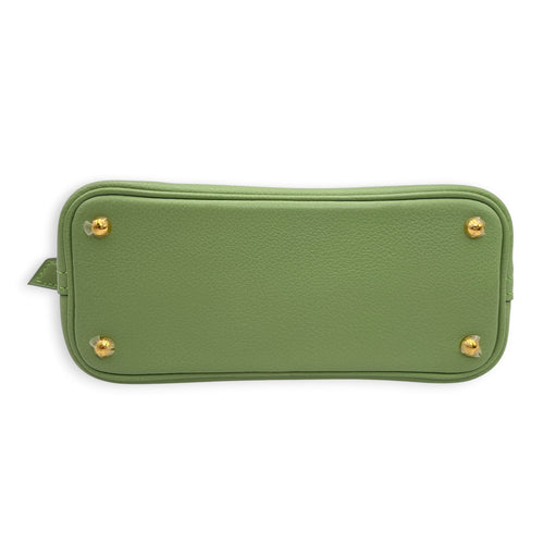 Bolide 1923 Mini Vert Criquet in Evercolor Gold hardware