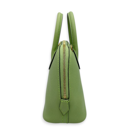 Bolide 1923 Mini Vert Criquet in Evercolor Gold hardware