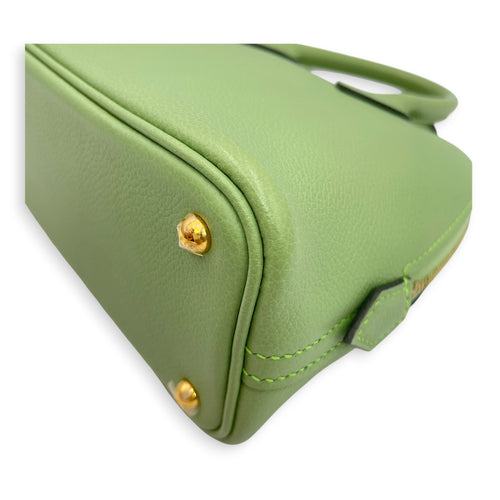 Bolide 1923 Mini Vert Criquet in Evercolor Gold hardware