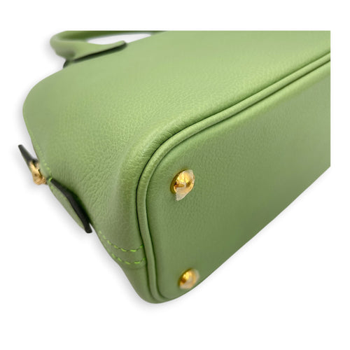 Bolide 1923 Mini Vert Criquet in Evercolor Gold hardware