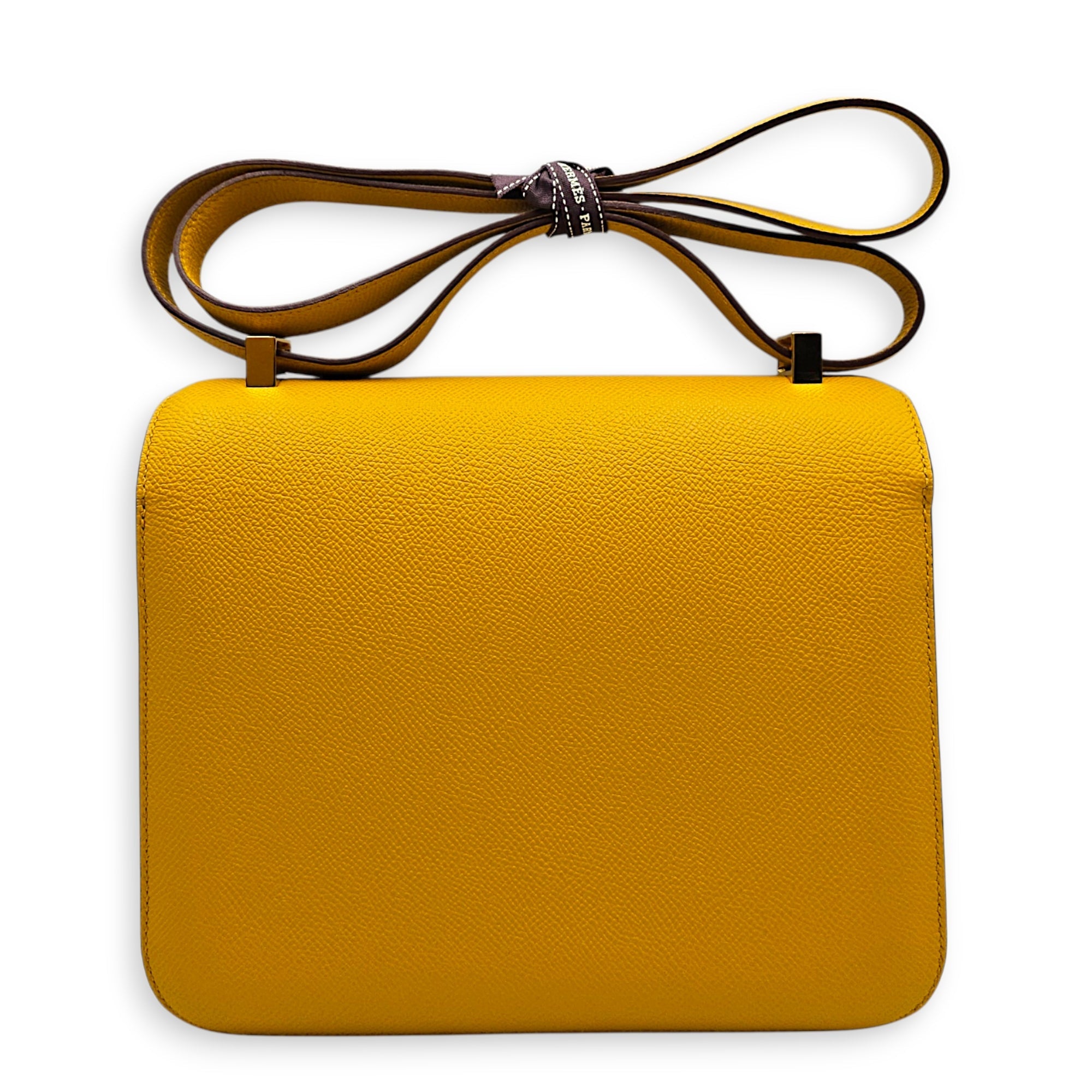 Constance 24 Jaune Amber in Epsom Gold hardware CL2606-21763 2