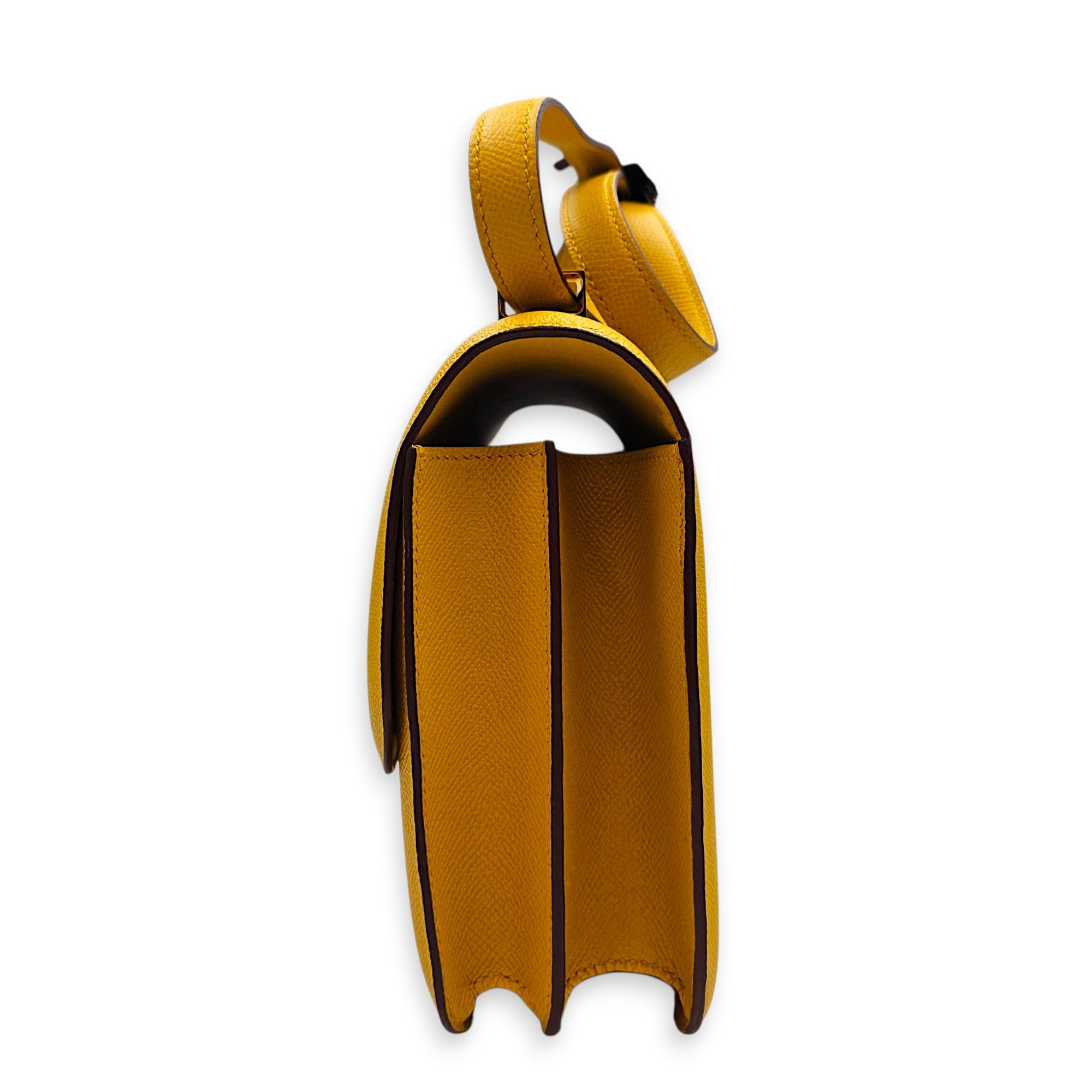 Constance 24 Jaune Amber in Epsom Gold hardware CL2606-21763 4