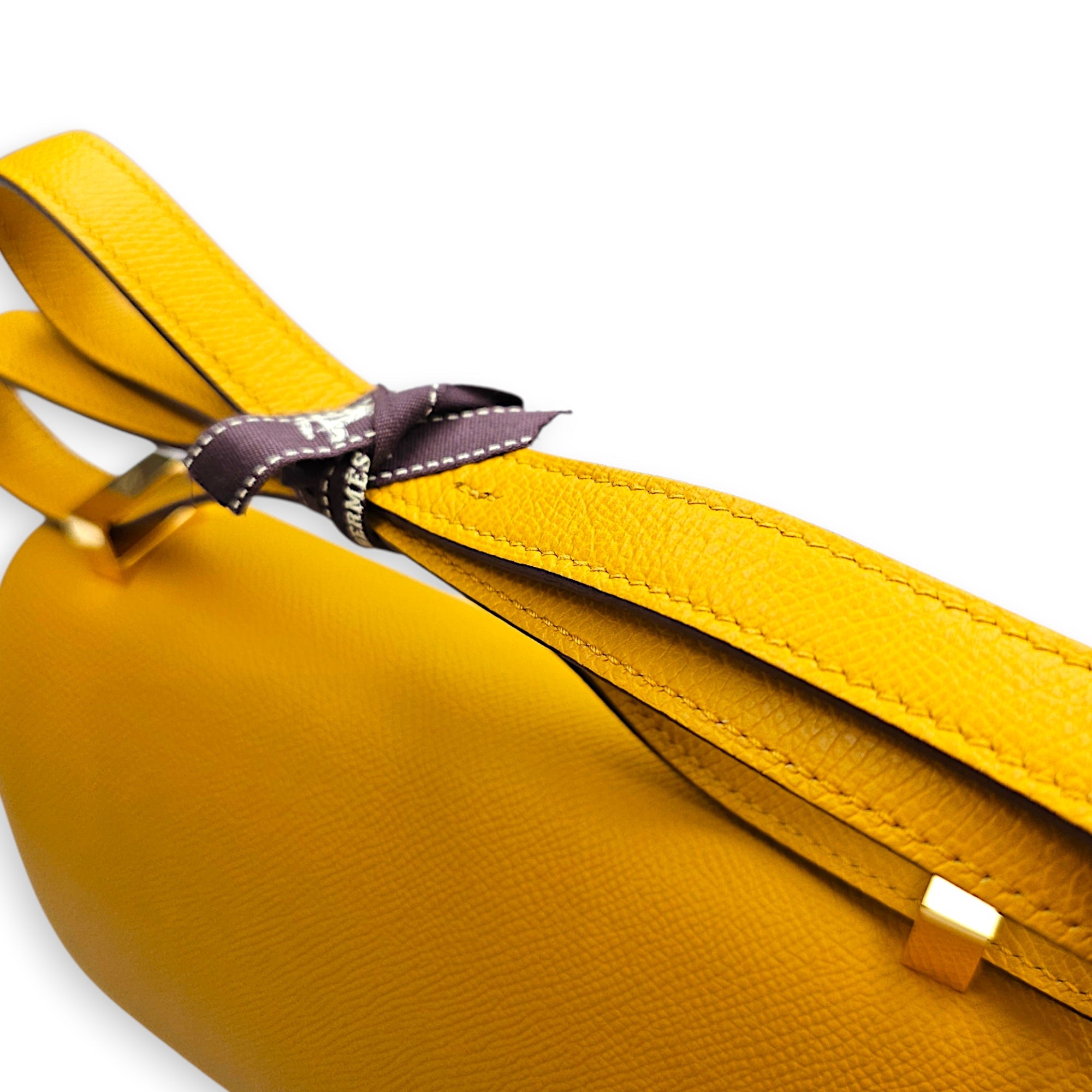 Constance 24 Jaune Amber in Epsom Gold hardware CL2606-21763 8
