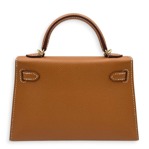Sellier Kelly 20 Gold in Epsom Gold hardware CL2606-21780 2