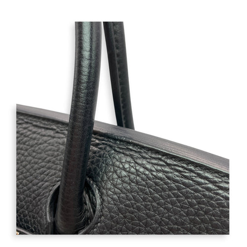 Birkin 30 Black in Clemence Palladium hardware CL2606-21788 12