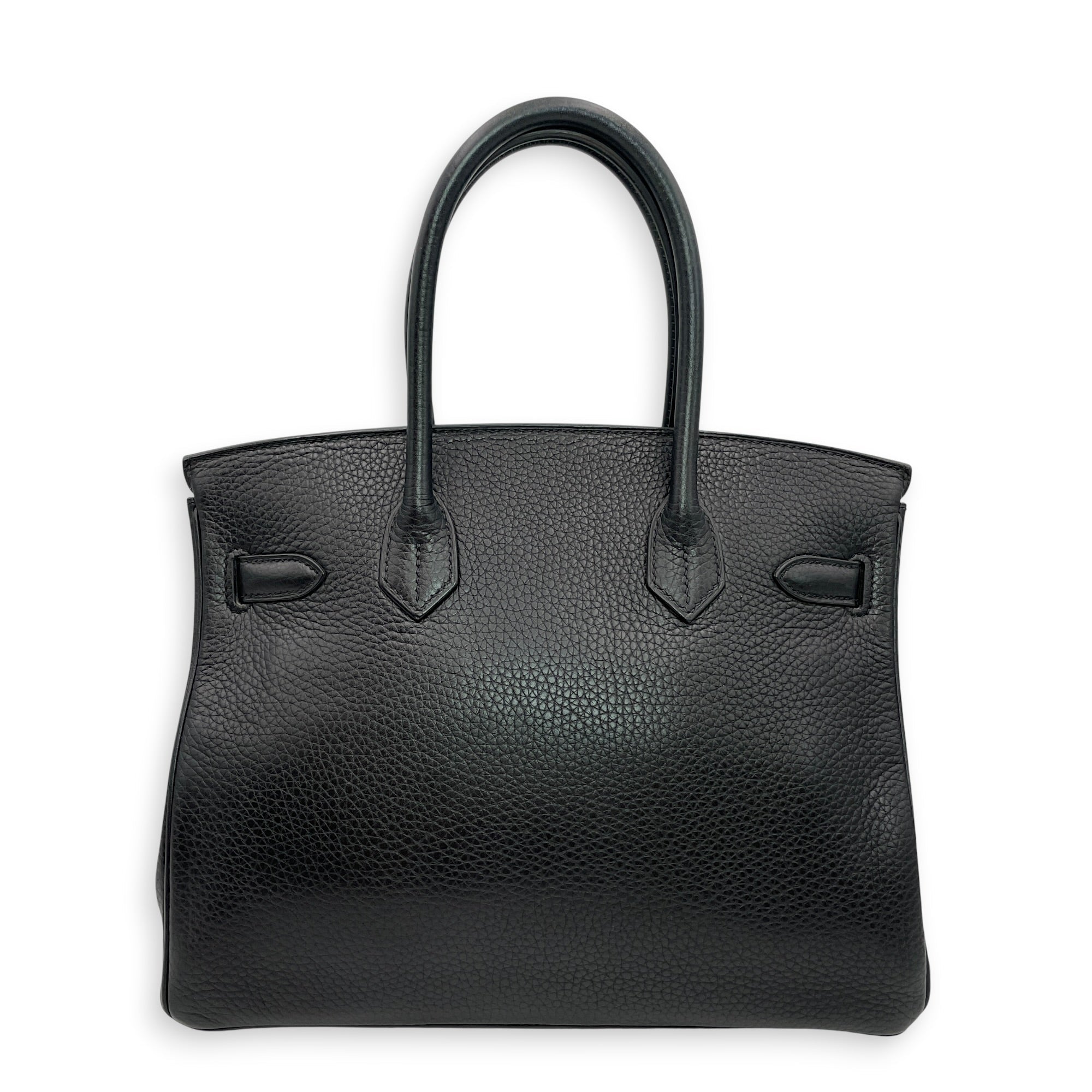 Birkin 30 Black in Clemence Palladium hardware CL2606-21788 2